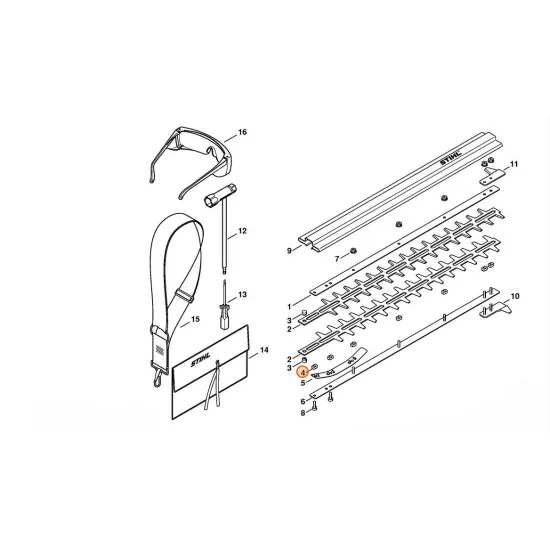 STIHL  Element ślizgowy 4226 648 6701